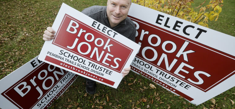Brook Jones off and running for school trustee in Pembina Trails Ward 2